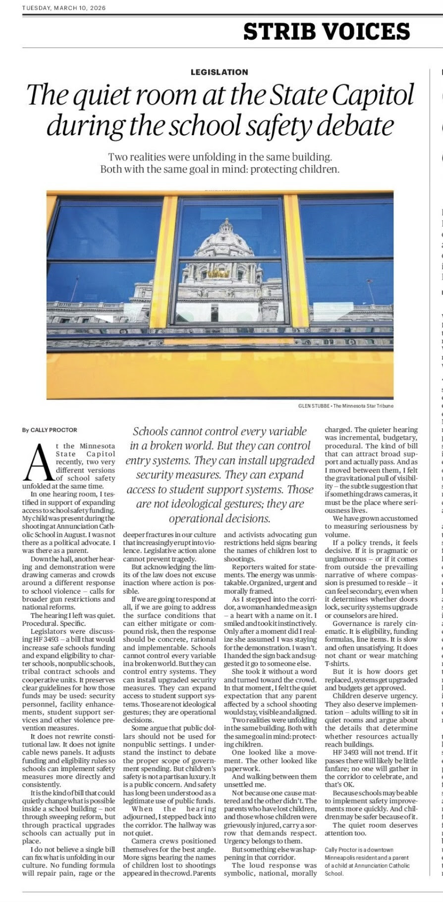 Star Tribune Article